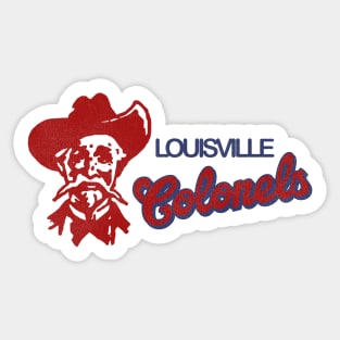 Defunct Louisville Colonels Basketball Team Sticker